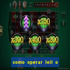 como operar leil o de abertura mini indice